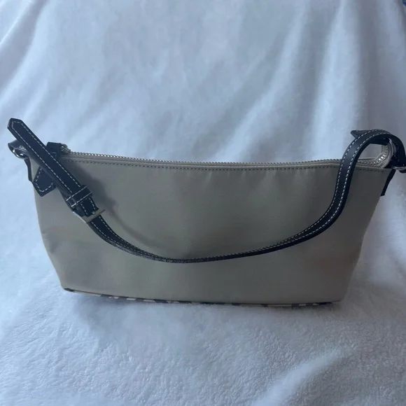 Burberry Blue Label Beige Canvas & Leather Bag - Picture 2 of 10